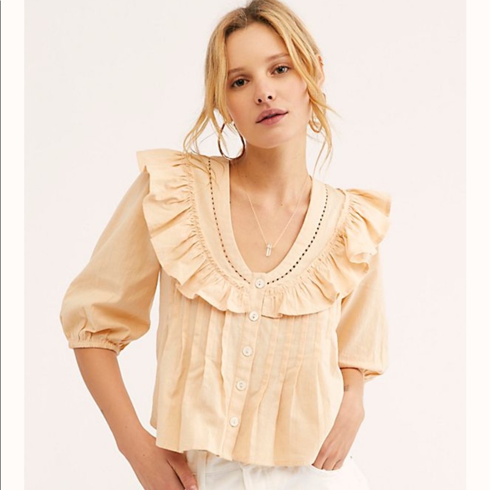 NWT Free People Sylvia Blouse